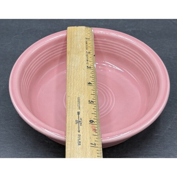 Homer Laughlin Fiesta Ware Rose 6 3/4" Cereal Salad Soup Bowl - Picture 4 of 5